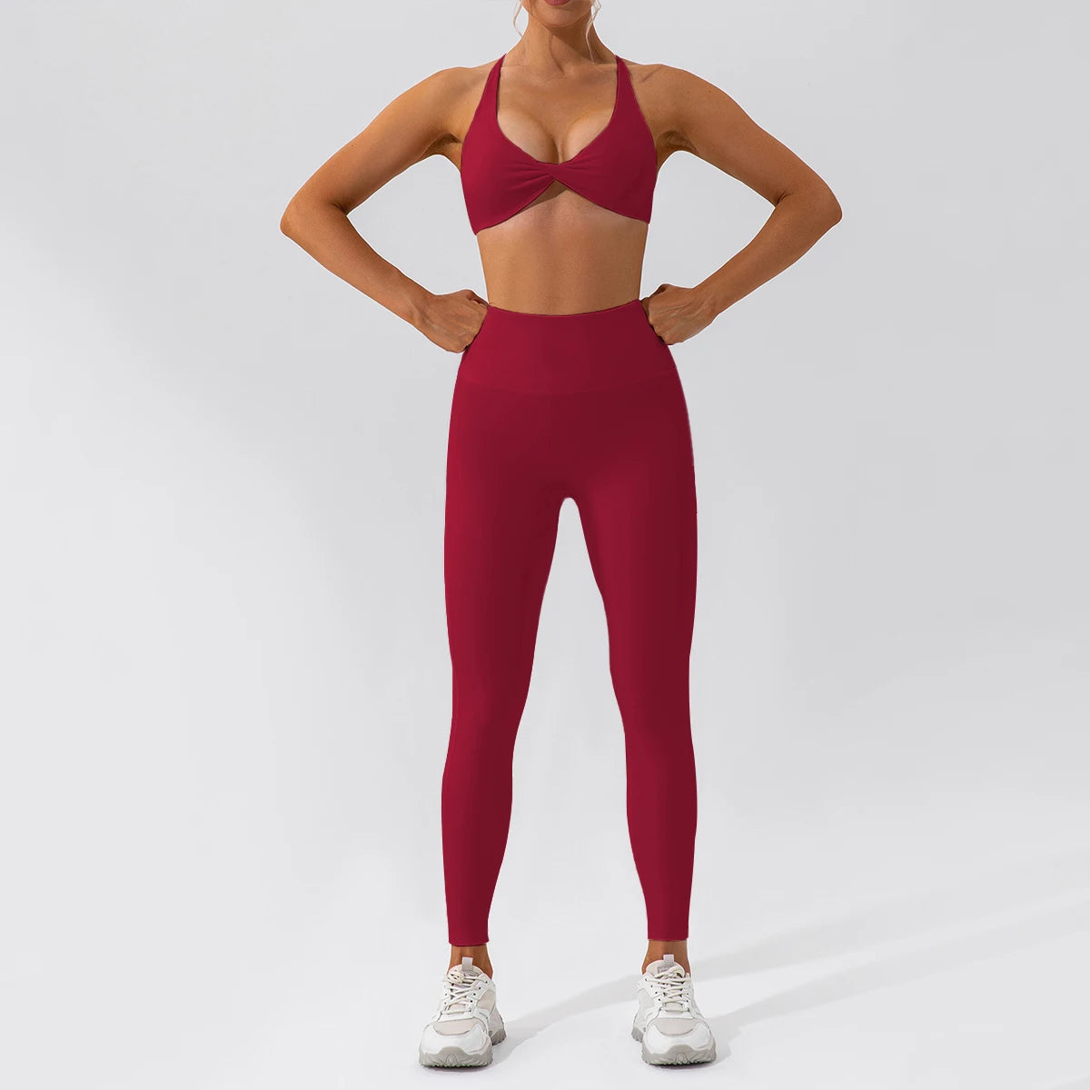 Summer 2PCS Yoga Suit Sports Set Women Quick-Dry Gym Set Women Tracksuit Running Workout Long Sleeve Sports Shirt Yoga Clothing