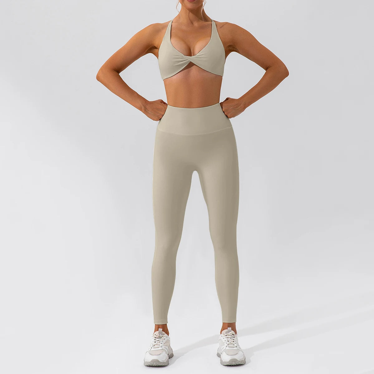 Summer 2PCS Yoga Suit Sports Set Women Quick-Dry Gym Set Women Tracksuit Running Workout Long Sleeve Sports Shirt Yoga Clothing